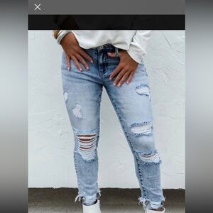 Blakely acid wash jeans